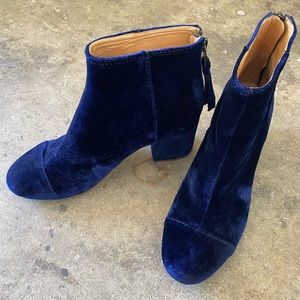 Blue Velvet boots